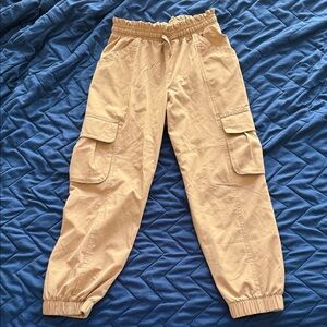Kids Tan Cargo Pants